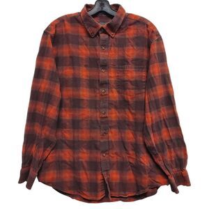 PENDLETON Shirt MASON Mens XL Red Check Plaid Cotton Flannel Casual Outdoor